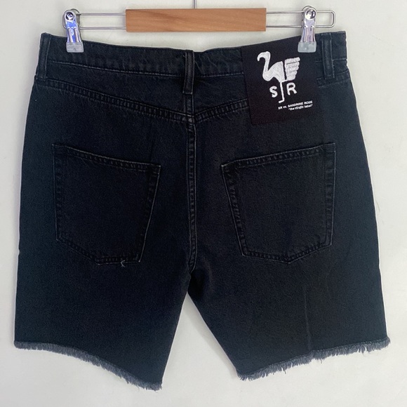 (A55) Sandrine Rose Black Short Shorts, Size 30, NWT - Picture 10 of 15